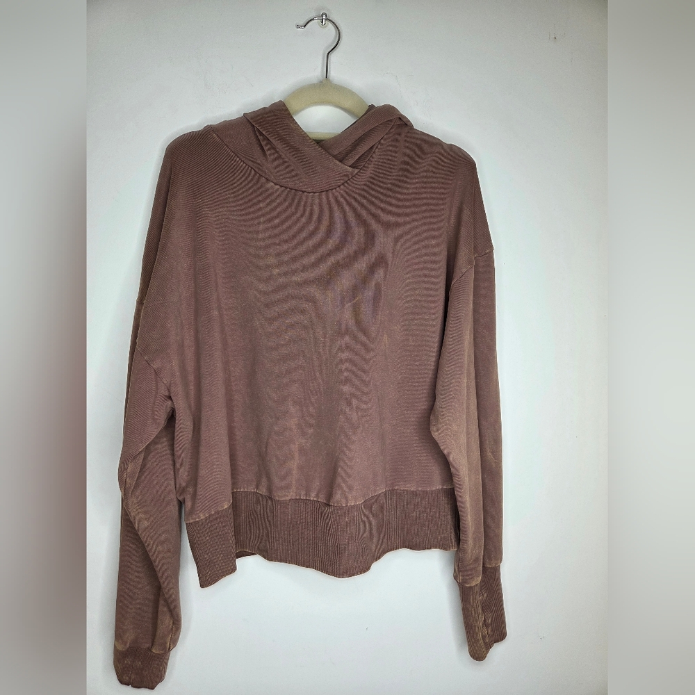 Joy Lab Size L Womens Hoodie Dusty Rose Color 100%cotton - Picture 2 of 13